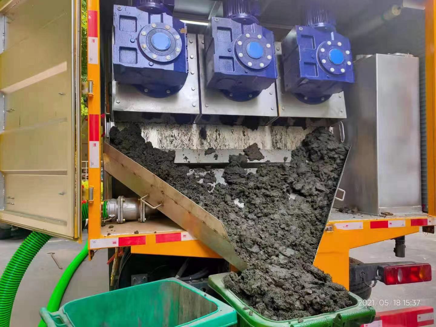 新北化粪池清掏城市维护站-泥浆净化干湿分离处理